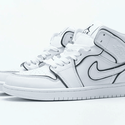Men's Air Jordan 1 Mid Iridescent Outline Shoes