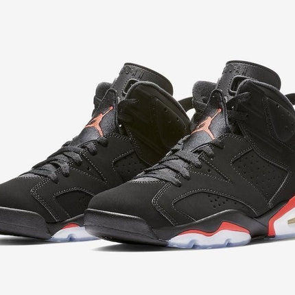 Men's Air Jordan 6 Black Infrared Shoes