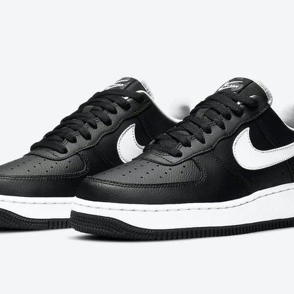 Men's Air Force 1 Low Double Mini Swooshes Black Shoes