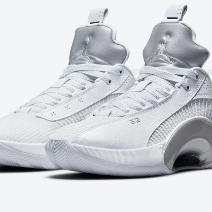 Men's Air Jordan 35 XXXV White Metallic Shoes