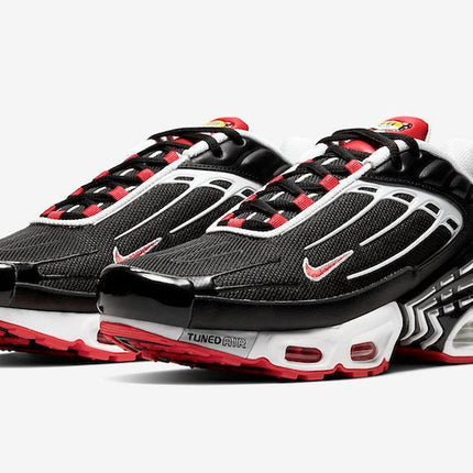 Men's Air Max Plus III Black White Track Red Shoes