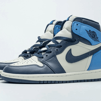 Men's Air Jordan 1 High OG Obsidian University Blue Shoes