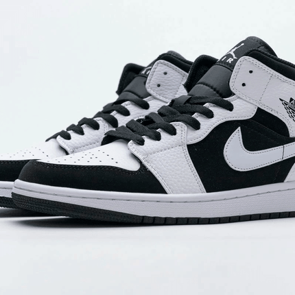 Men's Air Jordan 1 Mid Tuxedo Shoes