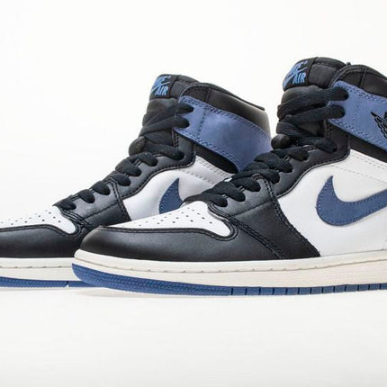 Men's Air Jordan 1 High Retro Blue Moon Shoes