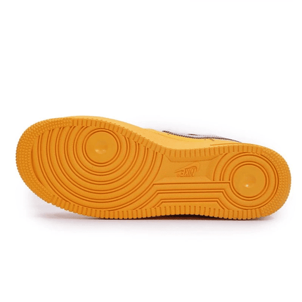 Men's Off White x Air Force 1 Low University Gold Shoes