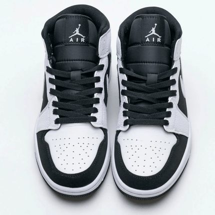 Men's Air Jordan 1 Mid Tuxedo Shoes