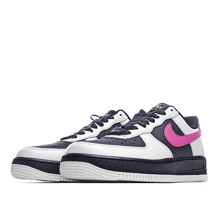 Men's Air Force 1 White Black Pink Shoes