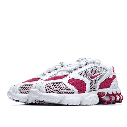Men's Air Zoom Spiridon Cage 2 Stussy Fossil Shoes A5