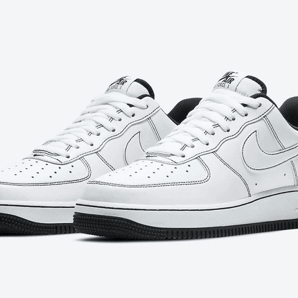 Men's Air Force 1 Low Black Contrast Stitching Shoes