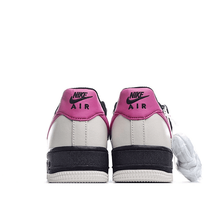 Men's Air Force 1 White Black Pink Shoes