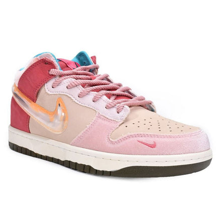 Men's Social Status x SB Dunk Mid Strawberry Milk Shoes