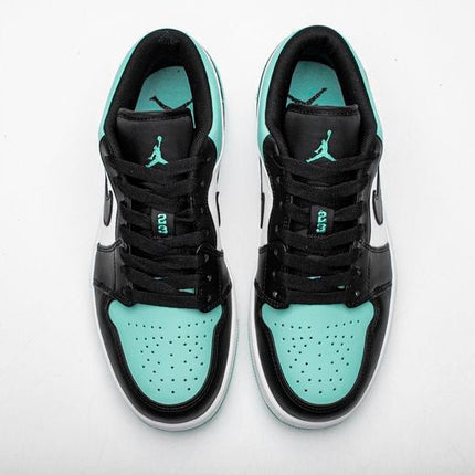 Men's Air Jordan 1 Low Emerald Toe Shoes