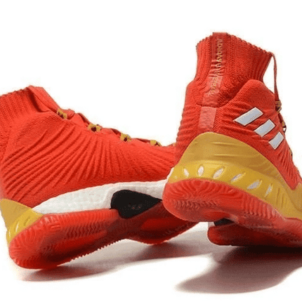 Men's Crazy Explosive Primeknit Red Gold Shoes