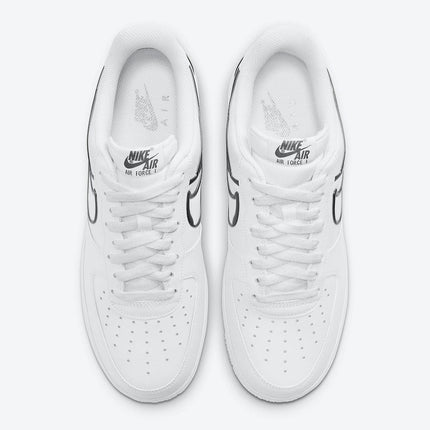Men's Air Force 1 Low Added Silver Heel Brace Shoes