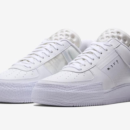 Men's Air Force 1 Type Crisp White Shoes
