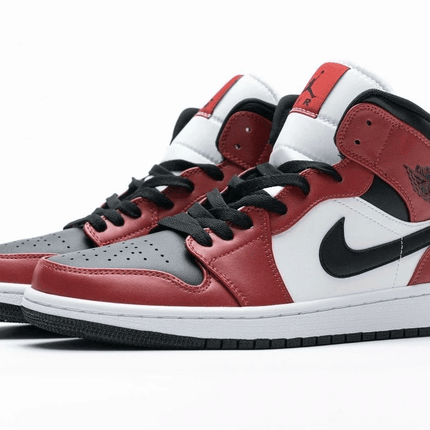 Men's Air Jordan 1 Mid Gym Red Shoes