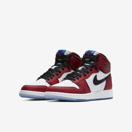 Men's Air Jordan 1 Retro High Spider-Man Origin Story Shoes