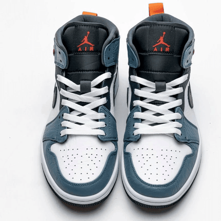 Men's Air Jordan 1 Mid Facetasm Blue Teal Shoes