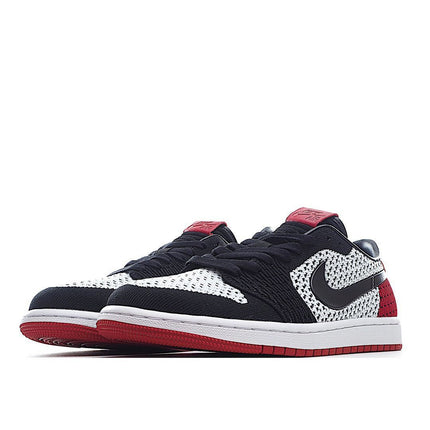 Men's Air Jordan 1 Low Flyknit Red Shoes