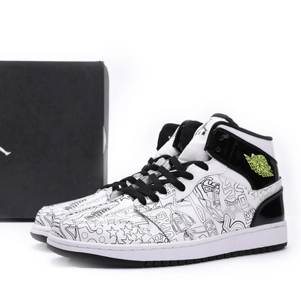 Men's Air Jordan 1 Mid SE GS DIY Shoes