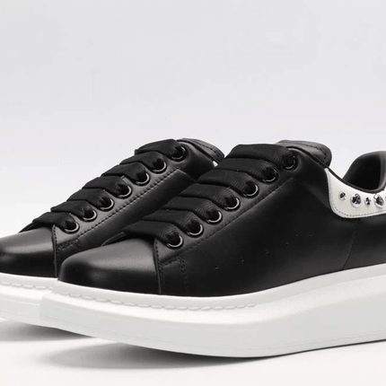 Men's Alexander MCQueen Oversized Sole Leather Sneakers Shoes V2