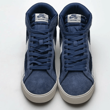 Men's Blazer Mid 77 Mid Premium Sashiko Navy Shoes