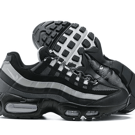 Men's Air Max 95 Black Silver Grey Shoes