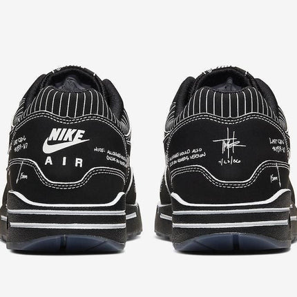 Men's Air Max 1 Tinker Sketch To Shelf Black Schematic Shoes