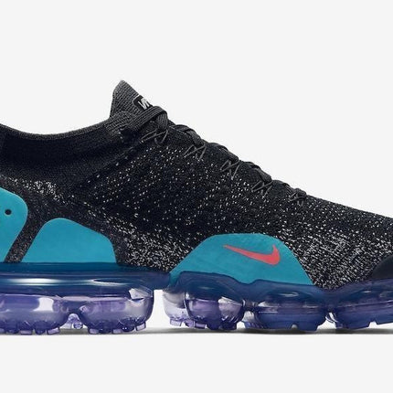Men's Vapormax 2.0 Flyknit Black Hot Punch Shoes