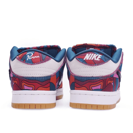 Men's Parra x SB Dunk Low Pro QS Abstract Art Shoes