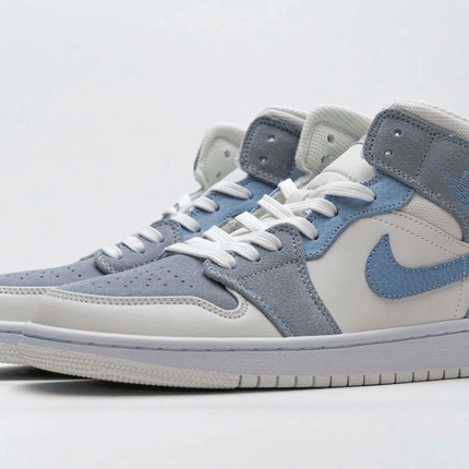 Men's Air Jordan 1 Mid Celestine Blue Shoes