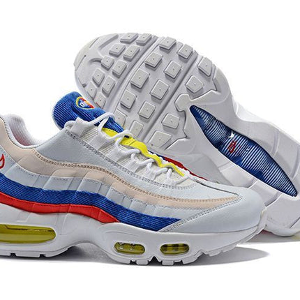Men's Air Max 95 Beige Blue Red Shoes