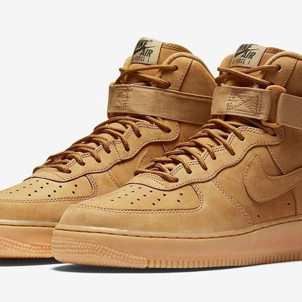 Men's Air Force 1 Mid Flax Wheat Shoes