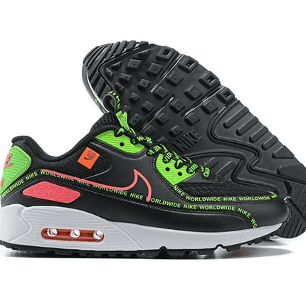 Men's Air Max 90 Worldwide Black Green Shoes