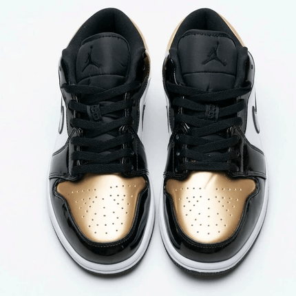 Men's Air Jordan 1 Low Gold Toe Shoes