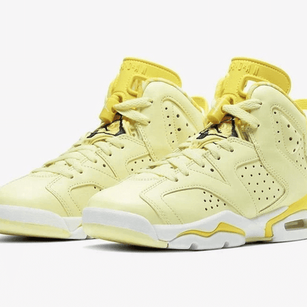 Men's Air Jordan 6 Floral Dynamic Yellow Shoes