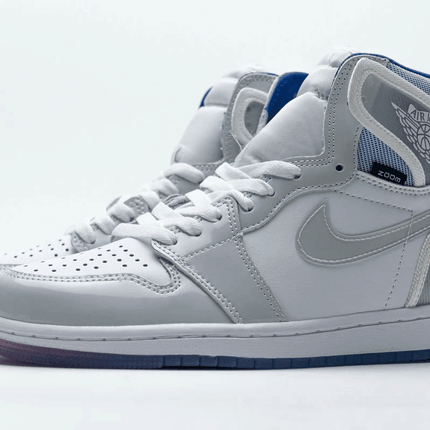 Men's Air Jordan 1 Zoom Racer Blue Shoes