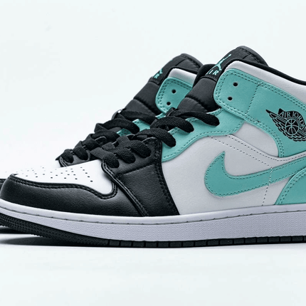 Men's Air Jordan 1 Mid Island Green Shoes