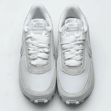 Men's Sacai x LD Waffle White Nylon Shoes