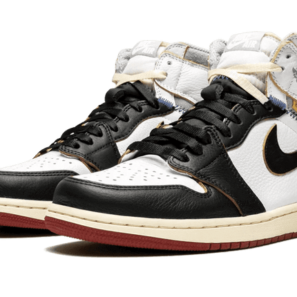 Men's Air Jordan 1 High Union Los Angeles Black Toe Shoes