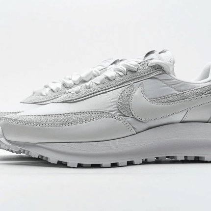 Men's Sacai x LD Waffle White Nylon Shoes