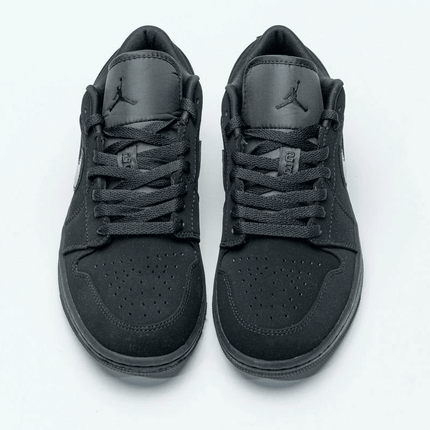 Men's Air Jordan 1 Low Triple Black Shoes