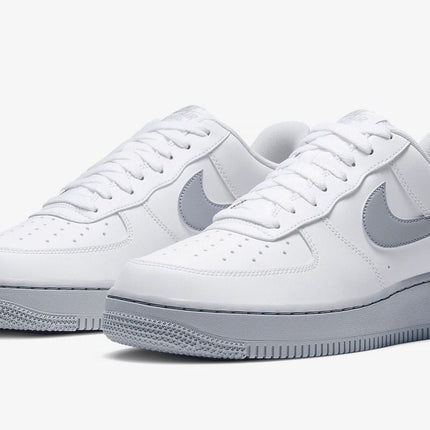 Men's Air Force 1 White Grey Sole Shoes
