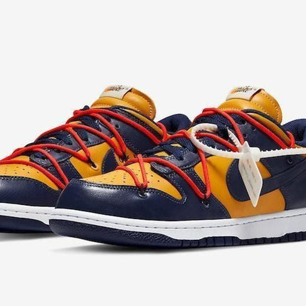 Men's Dunk Low Off White University Gold Shoes