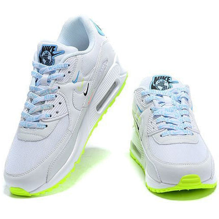 Men's Air Max 90 White Green Shoes