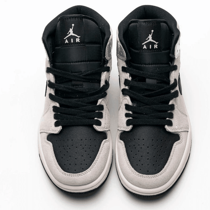 Men's Air Jordan 1 Mid Chrome Wings Shoes