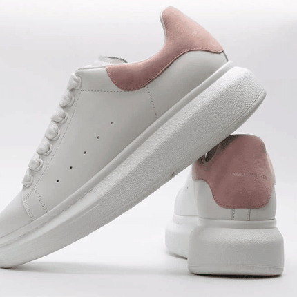 Men's Alexander MCQueen Oversized Sole Leather Sneakers Shoes V4