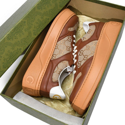 Men's Gucci Chunky GG Brown Sneaker Shoes