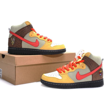 Men's Color Skates x SB Dunk High Kebab and Destroy Shoes