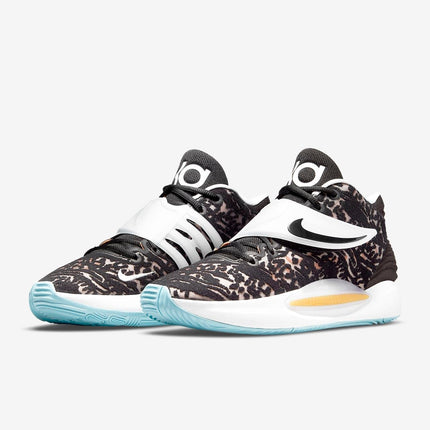 Men's KD 14 Black White Shoes
